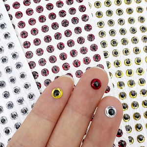 Realistici <span class=keywords><strong>occhi</strong></span> artificiali olografici 3D per la realizzazione <span class=keywords><strong>di</strong></span> esche da pesca a mosca che legano fai da te strumento <span class=keywords><strong>di</strong></span> pesca per la pesca degli <span class=keywords><strong>occhi</strong></span> - Product Image 5