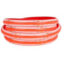 Bande LED en silicone en forme d'arc de 8 mm, IP67, 24 V, lumière rouge, 10 W, 5 m, 10 m, pour jardin, allée, parterre de fleurs, décoration extérieure