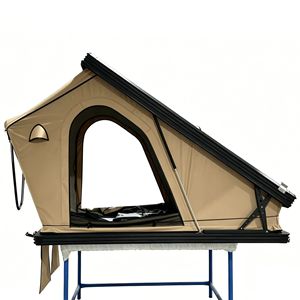 Carpa de techo para coche, de aleación de aluminio, tipo rígido extendido, doble capa, impermeable, de tela Oxford, para las cuatro estaciones, con una habitación. - Product Image 5