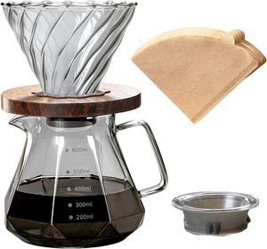 ชุดอุปกรณ์ชงกาแฟแบบ Pour Over พร้อมกรองกาแฟ กาน้ำร้อน ถ้วยกรอง และอุปกรณ์ชงกาแฟ - Product Image 1