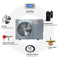 Bomba de Calor de Aire a Aire R32 de 9.5KW, Monobloque Metálica de Alta Eficiencia Energética para Hogares, Hoteles y Exteriores, con Certificación CE