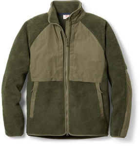 CONMR Men's Heavyweight Fleece Jacket Windproof Thermal <strong>Lined</strong> Warm Outdoor <strong>Coat</strong> for Climbing and Running - Product Image 1