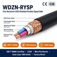 Cable de señal de par trenzado blindado WDZ WDZN RYSP LSZH al por mayor, 120 ohmios, RS485 Modbus Fieldbus PLC BAS Automatización
