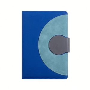 Nouveau produit 2026 – Carnet à couverture rigide en cuir PU A5, design color-block, agenda de haute qualité, impression UV, personnalisation du logo - Product Image 3