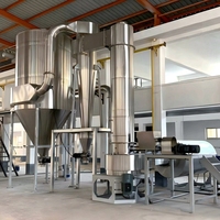 Sécheur Flash Rotatif de Qualité Alimentaire SUS304, Machine de Séchage Instantané à Basse Température pour Amidon de Manioc, Protéine de Soja, Pâte de Fruits, Transformation Alimentaire