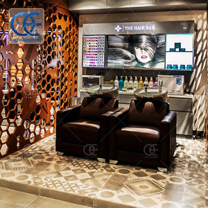 Estante de exhibición de <span class=keywords><strong>pared</strong></span> para salón de belleza, mueble de salón de belleza - Product Image 3