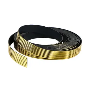 Metalen Rand Banding Met Premium Gouden Spiegel Geborsteld Abs Rand Banding Tape