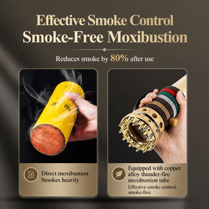 Instrument de moxibustion portatif chauffant pour le cuir chevelu, peigne de moxibustion OEM sous marque privée, outil de bien-être TCM pour points d'acupuncture crâniens, <span class=keywords><strong>massage</strong></span> en laiton, certifié CE - Product Image 4
