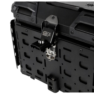 Boîte à bagages arrière antivol noire 45L pour <span class=keywords><strong>moto</strong></span>, coffre de <span class=keywords><strong>moto</strong></span> en acier haute teneur en carbone, coffre de <span class=keywords><strong>moto</strong></span> étanche - Product Image 6