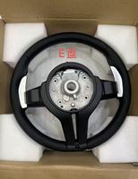 Volant en cuir véritable en forme de T, style M, compatible avec les séries BMW 1, 2, 3, 4, 5, 6, 7, 8 et X, modification de voiture, style M