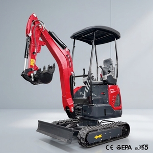 Mini-excavatrice CE EPA EURO5 avec châssis extensible et auvent pour travaux <span class=keywords><strong>de</strong></span> paysagisme, d'agriculture et <span class=keywords><strong>de</strong></span> construction - Product Image 1