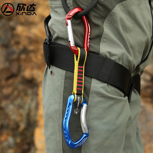 Mosquetón de Aluminio Xinda Climbing Quickdraw de 27 cm con Bloqueo Protector para Escalada en Roca y Uso en Exteriores - Product Image 5