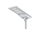 Lampadaires solaires d'extérieur à LED en aluminium 20W 30W 40W avec capteur de mouvement PIR IP65 alimenté par batterie pour application routière