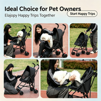 Sac à dos pliable de haute qualité pour animaux de compagnie avec roues et fermeture éclair, écologique, durable, portable, charge maximale de 7 kg pour chiens et chats