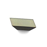 Bloc de ponçage trapézoïdal en oxyde d'aluminium haute performance 25 mm, personnalisable OEM, pour polissage automobile, grains 60-1500 #