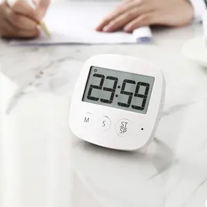 Cook Digital LCD Kitchen Timer Counts Up/down Stores Settings 99m59s Runs On Batteries Timer