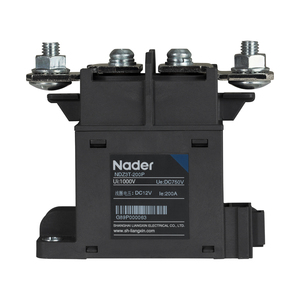 Contactor Magnético de CC de Alto Voltaje NDZ3T-200, 1000V, 200 Amperios, Voltaje de Bobina CC 12V/24V/48V, Modular, CE TUV - Product Image 1