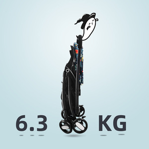 Cochecito de Bebé High View, Ligero, Plegable y Reversible, para Recién Nacidos y Niños Pequeños, con 4 Ruedas y Función de Plegado con una Sola Mano - Product Image 2