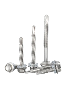 Bibo Yaente Factory Hex Drill Tail Screws | Hex Flange Self-drilling Tapping Screws with - Color Steel Roofing <b>Fasteners</b> Metric - Product Image 3