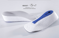 Semelle intérieure en mousse à mémoire de forme Semelle orthopédique pour soutien de la voûte plantaire Baskets Semelle intérieure de levage du talon