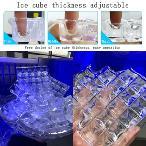 Máquina de Hielo Industrial y Comercial de 680 kg, 1 Tonelada, 1.2 Toneladas, Fabricante de Cubos de Hielo, Limpieza Automática, Acero Inoxidable, 220-400V, Alta Capacidad - Product Image 5