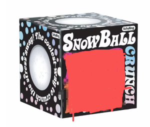 Snowball Crunch Stress Ball Squishy Squeeze <b>Toy</b> Crunch Sound Sensory Fidget <b>Toy</b> <b>Anxiety</b> Relief Kids <b>Adults</b> Silicone Box - Product Image 1