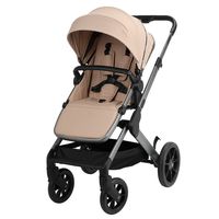 Poussette Bébé 2-en-1 Fiable 0-4 Ans avec Nacelle et Siège Haute pour Nouveau-né