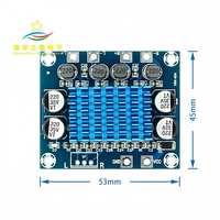 Carte mère amplificateur audio numérique HD XH-A232 PCBA Module amplificateur MP3 12V/24V Double canal 30W 2 oz de cuivre MQ
