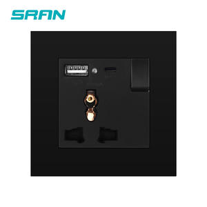 Presa Elettrica Universale con Interruttore della Luce e Placca in PC <span class=keywords><strong>per</strong></span> <span class=keywords><strong>la</strong></span> <span class=keywords><strong>Casa</strong></span> - Product Image 1