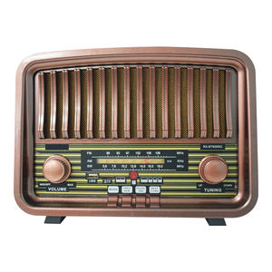 راديو منزلي محمول بتصميم كلاسيكي حديث للبيع بالجملة من المصنع، يدعم موجات AM/<span class=keywords><strong>FM</strong></span>/SW و BT/USB/TF، مناسب لديكور المنزل والحفلات والهدايا - Product Image 1