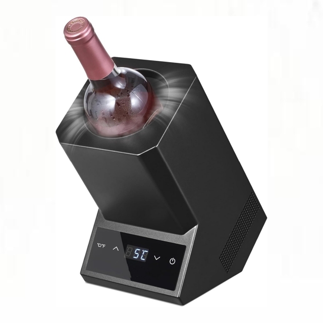 Table Wine Cooler for One Bottle Perfect Temperature Right