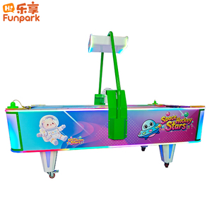 Table de hockey sur air à monnayeur pour parc d'attractions, machine de jeu d'arcade sportive, équipement de vente <span class=keywords><strong>en</strong></span> gros pour centre de jeux, parc d'attractions, enfants et adultes - Product Image 2
