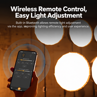 Lumière vidéo LED COB bicolore 200W Pro 2700K-6500K avec monture Bowens, télécommande APP, CRI95+ pour Godox SL200IIBi Amaran 200X Nanlite FS-200B