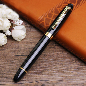 German Man Pen Huashilai Brands X450 Logotipo personalizado Bolígrafos de cobre sólido de metal de lujo de alta calidad Pluma estilográfica ejecutiva - Product Image 3