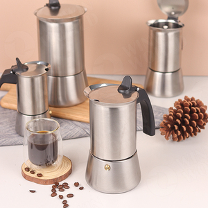 Factory Food-Grade Stainless Steel Moka Pot Safety Valve LFGB Certified <strong>Espress</strong> Coffee Maker for European Market - Product Image 6
