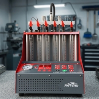 Nettoyeur et testeur d'injecteurs de carburant IMT-600N 200W avec drainage électronique et mode multi-test