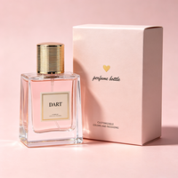 Vente en gros de flacons de parfum en verre de luxe de haute qualité, rechargeables, avec bouchon métallique, couleur personnalisée, en vrac