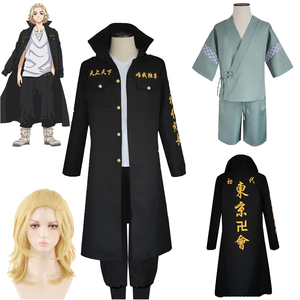 Disfraz de Cosplay de Anime Dream Party Sano Manjiro, Blusas y Camisas de Spandex para Hombre, Capa de Mikey de la Banda <span class=keywords><strong>Manji</strong></span> de Tokio, Fiesta de Halloween - Product Image 3