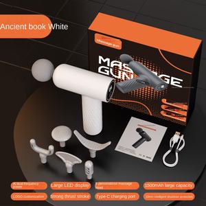 High Quality 8mm Powerful Amplitude Mini Massage <b>Gun</b> Portable Cordless Silicone <b>Case</b> Fascia <b>Gun</b> for Fitness - Product Image 6