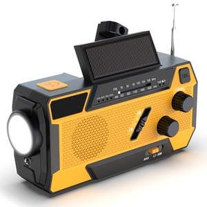 Multifunctional Solar Hand Crank Emergency Weather <strong>Radio</strong> NOAA <strong>DAB</strong> SOS Alarm LED Flashlight <strong>Rechargeable</strong> Portable Survival <strong>Radio</strong> - Product Image 2