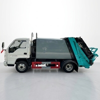 Camion à ordures compacteur diesel 4x2 à transmission manuelle avec moteur et boîte de vitesses, norme d'émission Euro 3