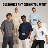 T-shirt en coton épais 240 g/m² à manches courtes, uni, respirant, décontracté, grande taille, idéal pour l'été, personnalisable avec impression sérigraphique, marque privée