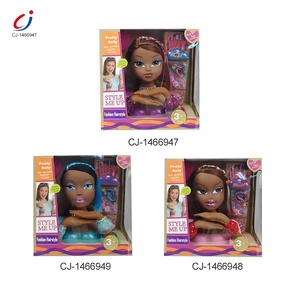 Chengji Đồ Chơi Trang Điểm Cho Bé Gái Làm Đẹp Thời Trang Mới Nhất Búp Bê Trang Điểm Cho Trẻ Em Đầu Đen 32 Inch Bằng Nhựa - Product Image 6