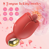 Neue Weibliche 360-Grad-Lösung °   Vibrations-Vulva-Orgasmus-Sexspielzeug Klitorale Zungen-Leck-Vibratoren für den G-Punkt mit USB-Stromversorgung - Fabrik-Großhandel