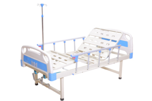 Cama Médica Metálica de Alta Calidad Medco con Dos Manivelas y Colchones, Cama Manual para Pacientes de Hospital, Mobiliario Hospitalario - Product Image 2