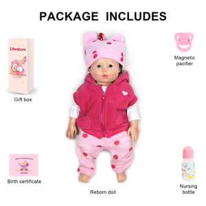 Lifereborn réaliste silicone souple Silicone Reborn bébé poupées corps entier silicone reborn poupée pour les filles - Product Image 4