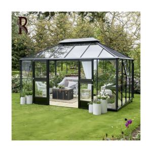 Rising OEM Jardín de alta calidad Decoración al aire libre Contemporáneo Independiente Aleación de aluminio Sunroom House Glass con el mejor precio - Product Image 3