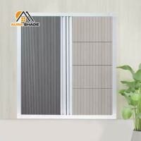 Stores verticaux jour et nuit, stores de fenêtre modernes intégrés sans perçage, protection UV facile, pare-soleil pour hôtels, polyester