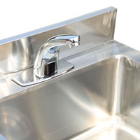Évier de lavage des mains médical en acier inoxydable pour salle blanche, hôpital, laboratoire pharmaceutique et zone de purification d'air