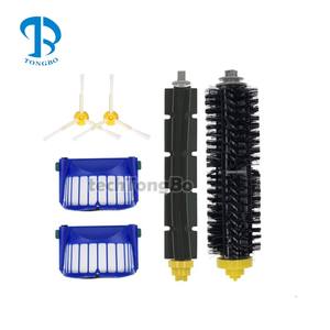Ajuste para IroBots RoomBas <span class=keywords><strong>600</strong></span> Series 605 664 671 692 691 694 650 660 Cepillo lateral principal de doble rodillo Accesorio de barredora de prefiltro - Product Image 1